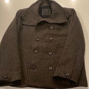 All Saints men’s pea coat nice condition size 38